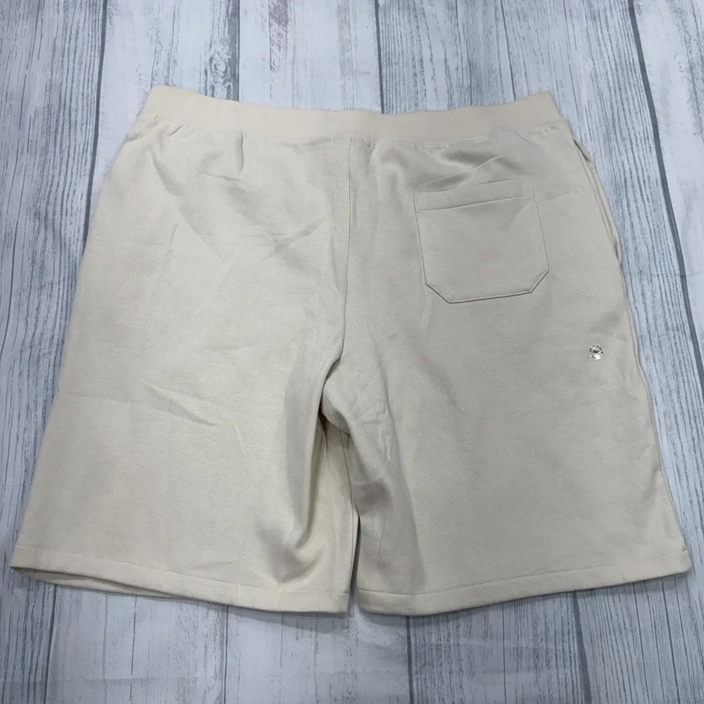 NWT POLO Ralph Lauren 3XLT Tall‎ Sweat Shorts Big Pony Beige Men $110